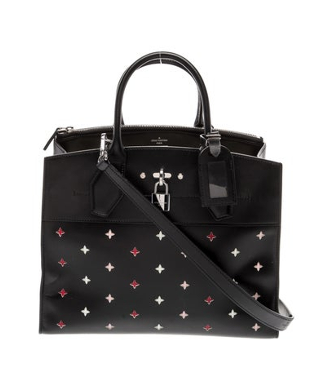 Louis Vuitton Vuitton Leather Blooming City Steamer Mm