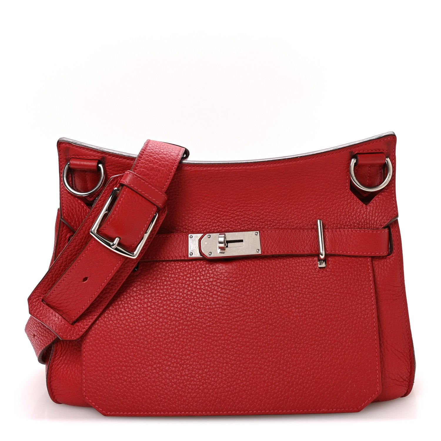 Hermes Taurillon Clemence Jypsiere 31 Rouge Casaque