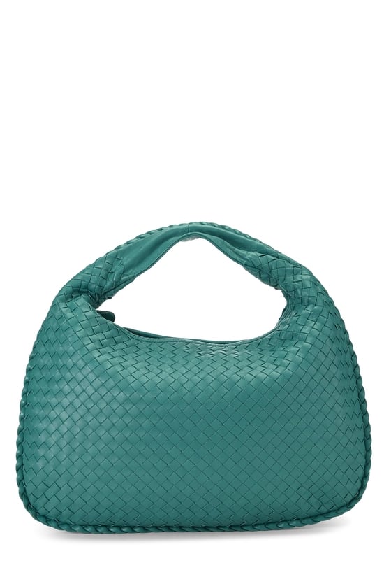 Green Intrecciato Veneta Hobo Medium