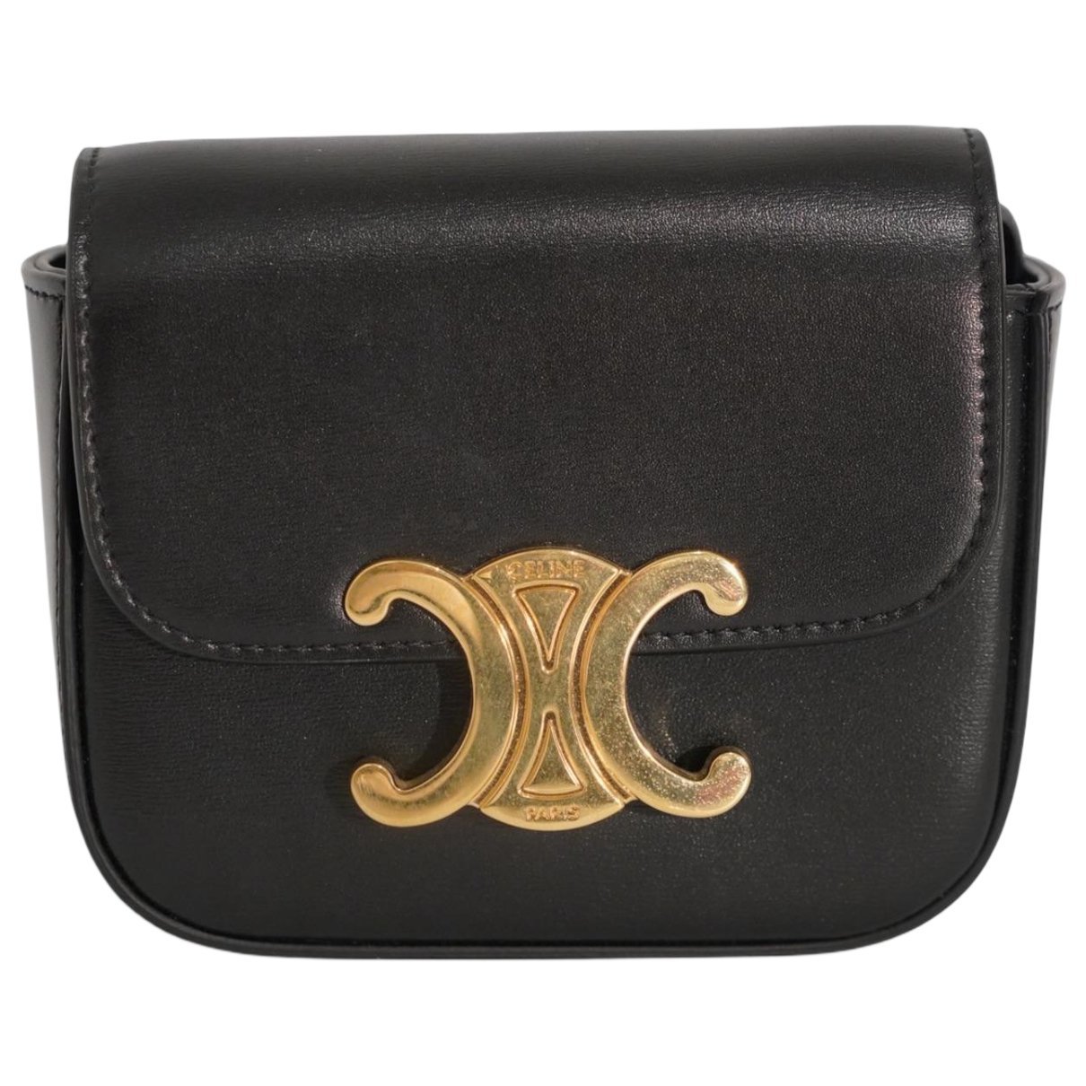 Triomphe leather crossbody bag