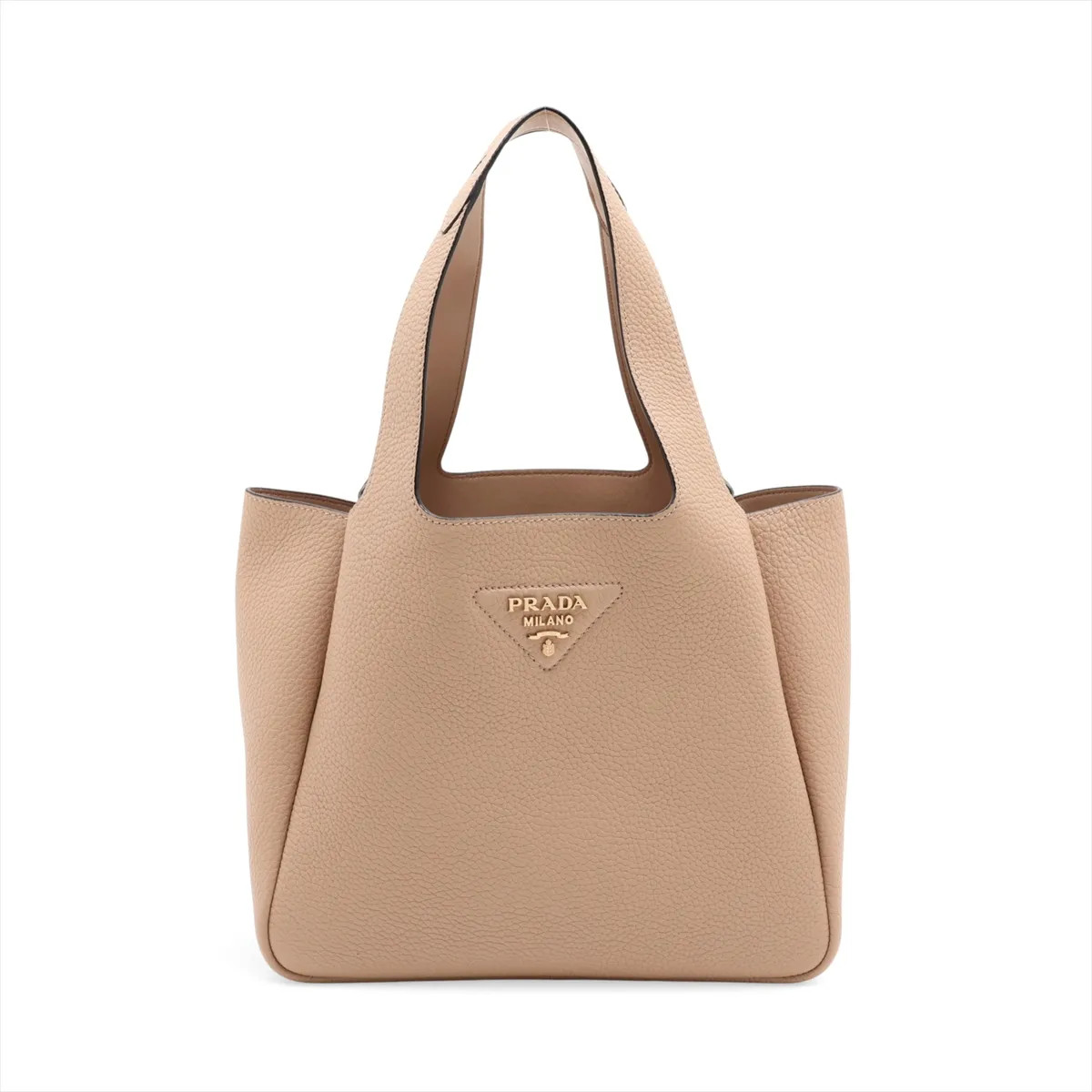 Prada Vitello Daino soft Leather Hand bag Beige