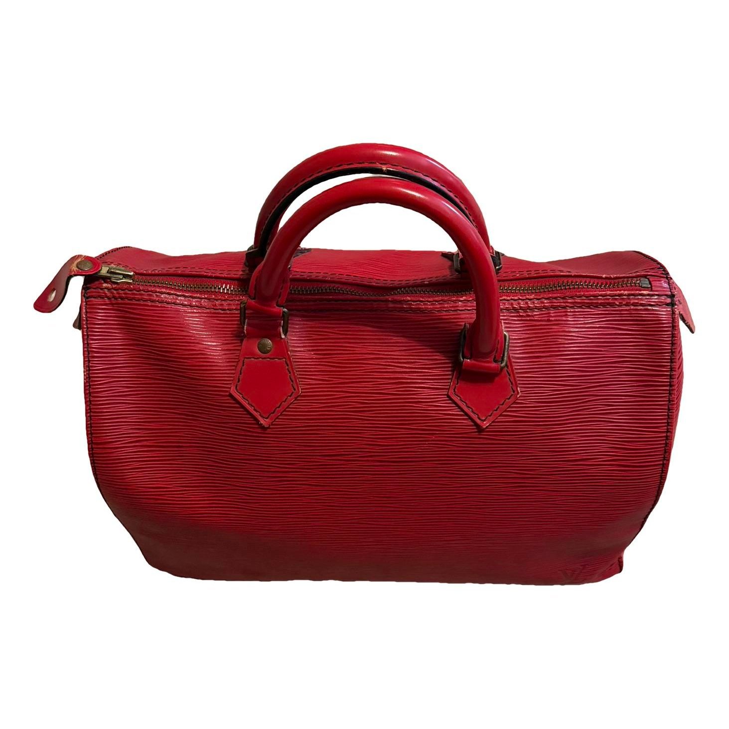 Speedy leather handbag