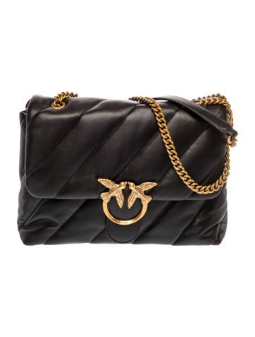 Pinko Leather Shoulder Bag