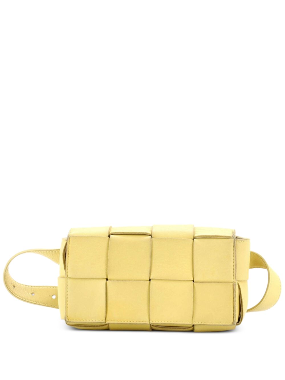 Cassette Maxi Intrecciato Leather belt bag