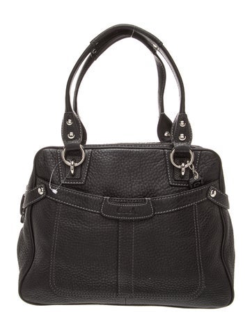Leather Top Handle Bag