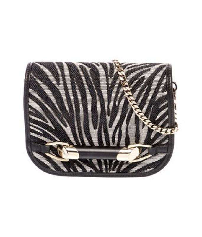 Jimmy Choo Choo Canvas Minaudiere