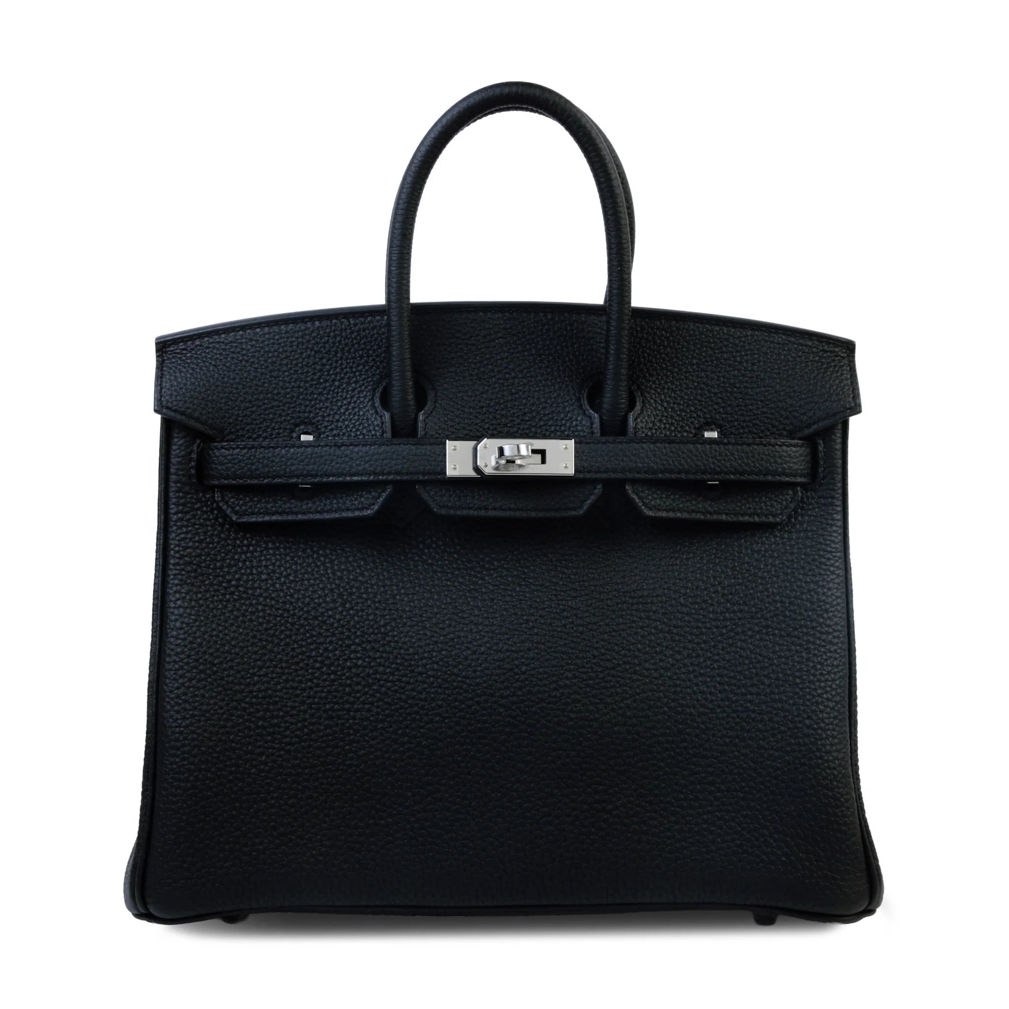 Brand New ( Rank N ) HERMÈS Birkin 25 Noir (89) Togo Palladium hardware G (2026)