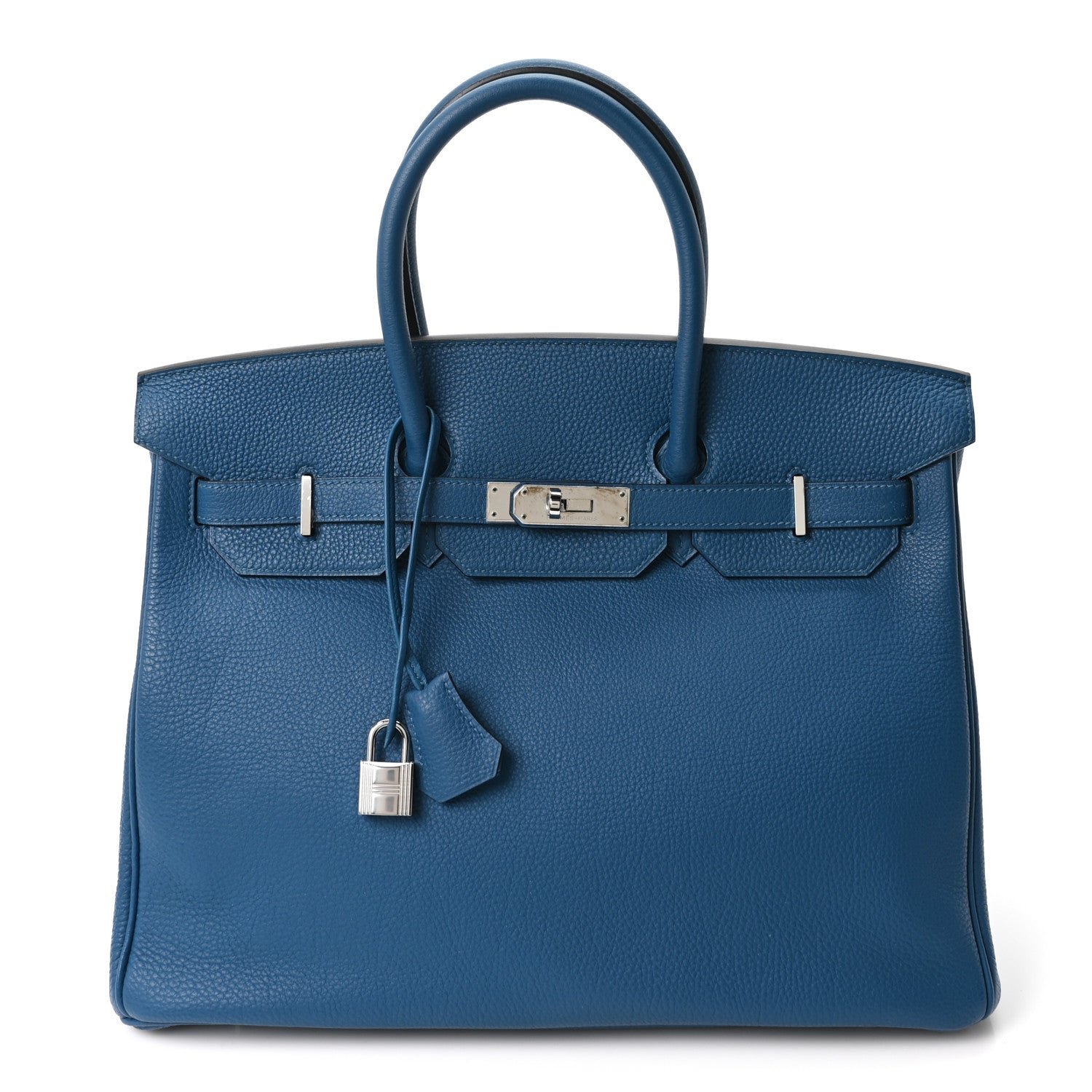 Hermes Togo Birkin 35 Bleu Izmir