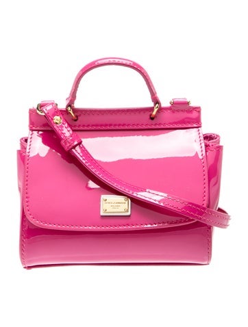 Patent Leather Top Handle Bag