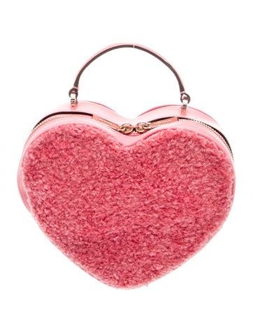 Faux Fur Top Handle Bag