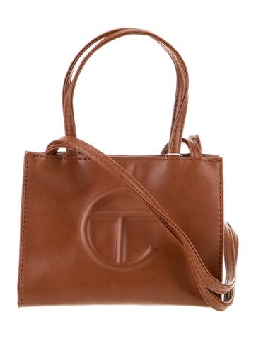 Vegan Leather Top Handle Bag Small