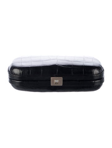 Embossed Leather Clutch Vintage