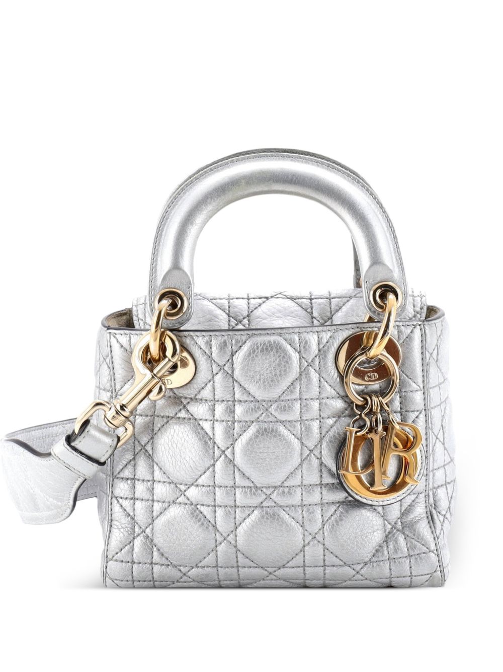 Lady Dior Bag Cannage Quilt Lambskin Mini satchel