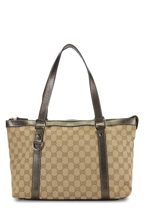Original GG Canvas Abbey Zip Tote