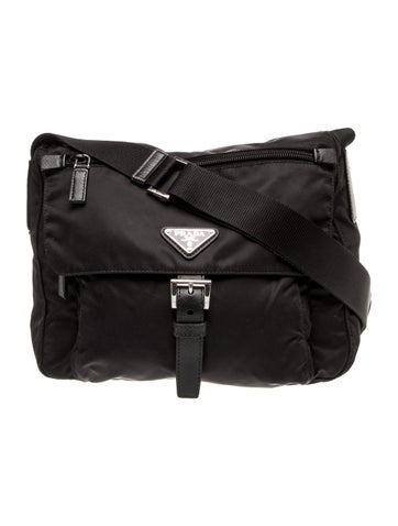 Tessuto Nylon Messenger Bag