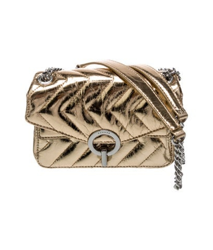 Sandro Leather Shoulder Bag