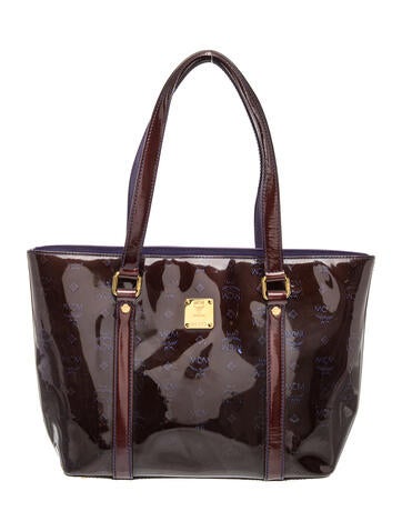 MCM Patent Leather Shoulder Bag