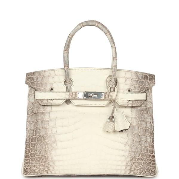 Hermes Birkin 30 Himalaya Niloticus Crocodile Palladium Hardware