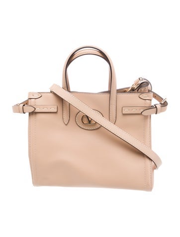 Valentino Rockstud Garavani Antibes Leather Tote