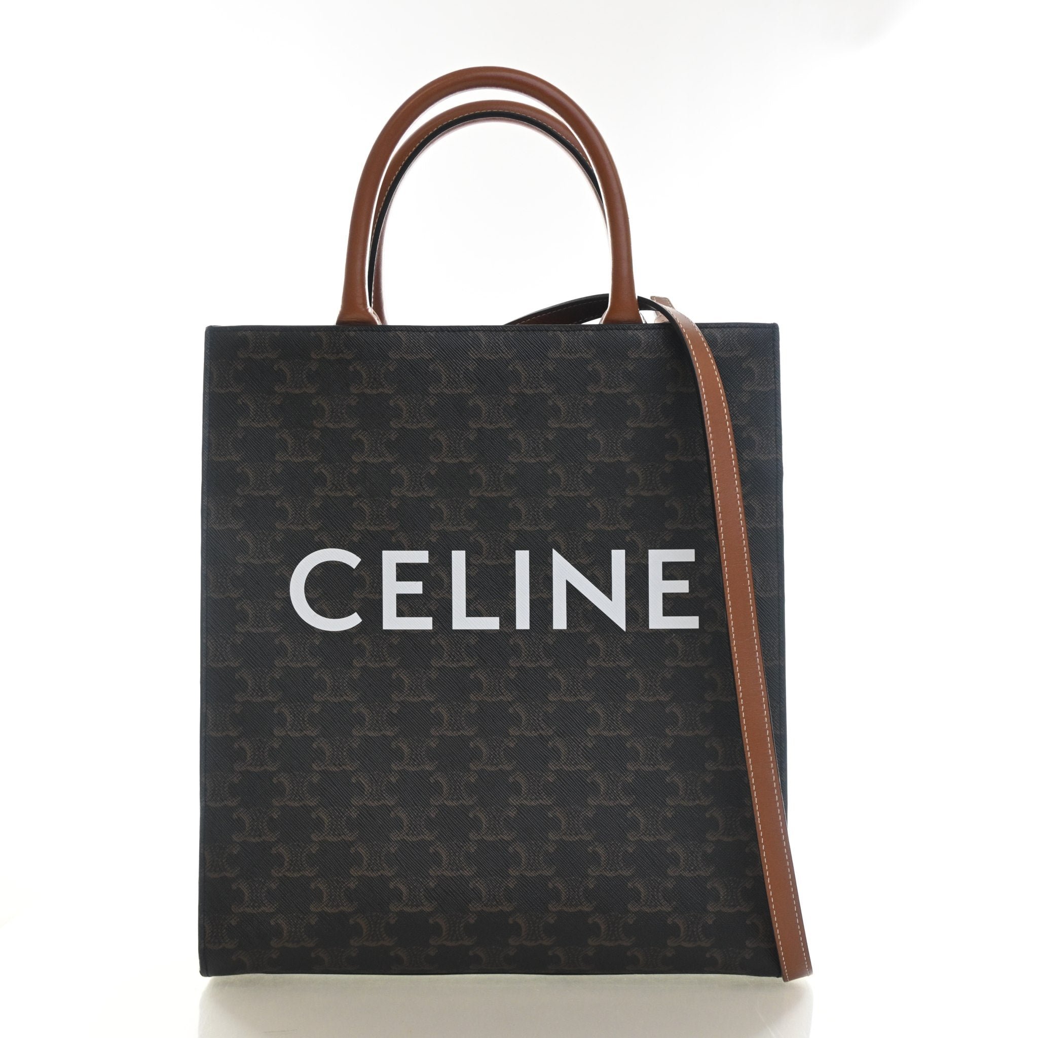 Celine Small Triomphe Canvas Vertical Cabas Tote