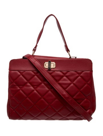Leather Top Handle Bag w/ Tags
