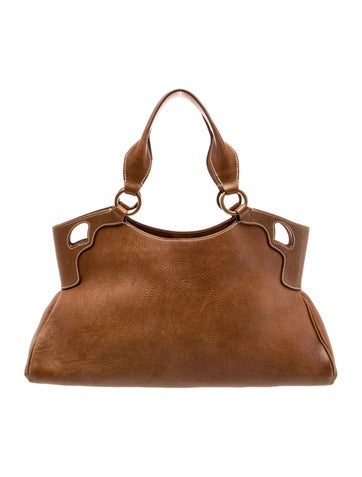 Leather Top Handle Bag