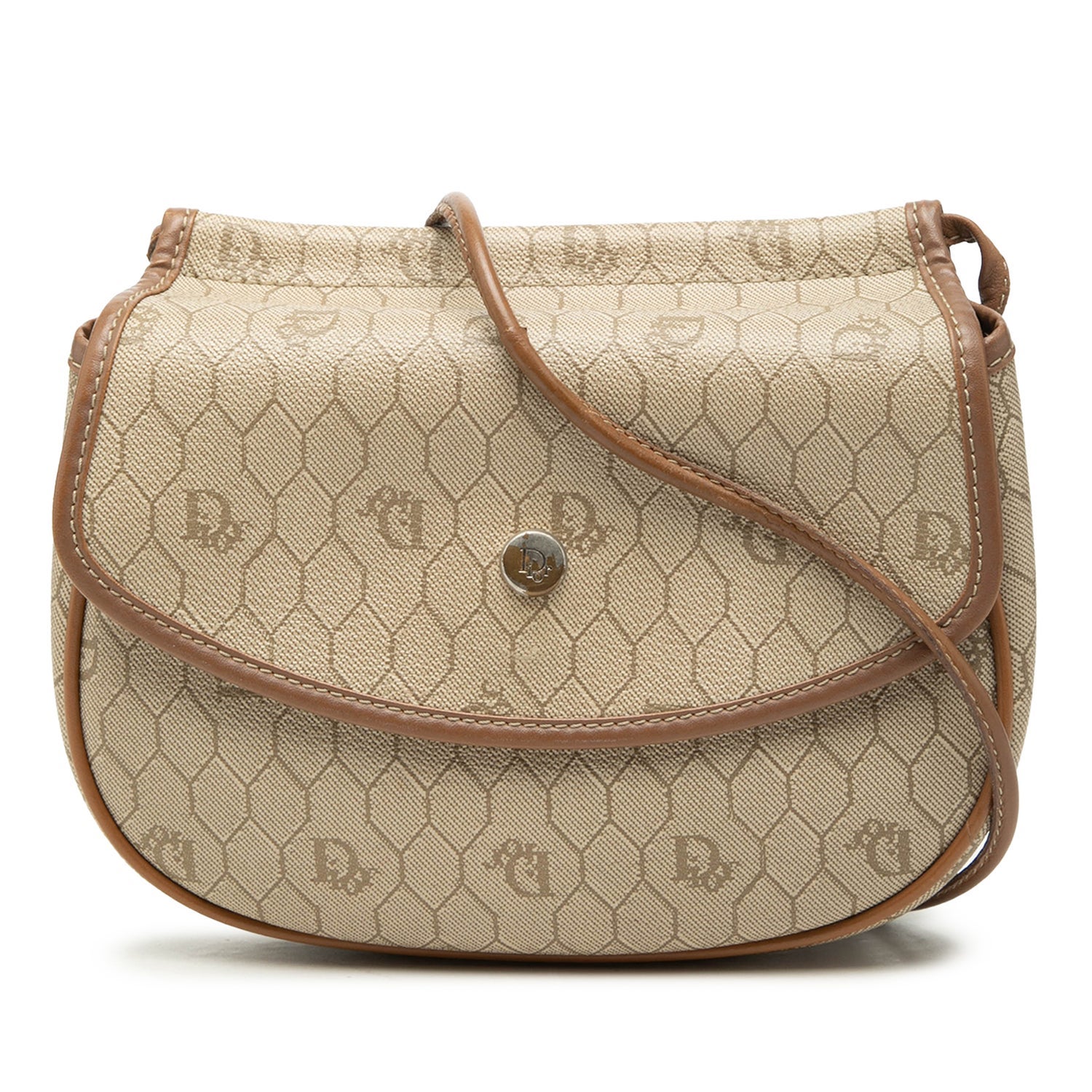 Honeycomb Coated Canvas Crossbody