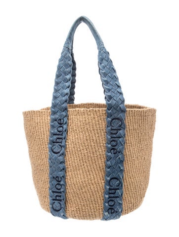 Straw Woody Basket Large
