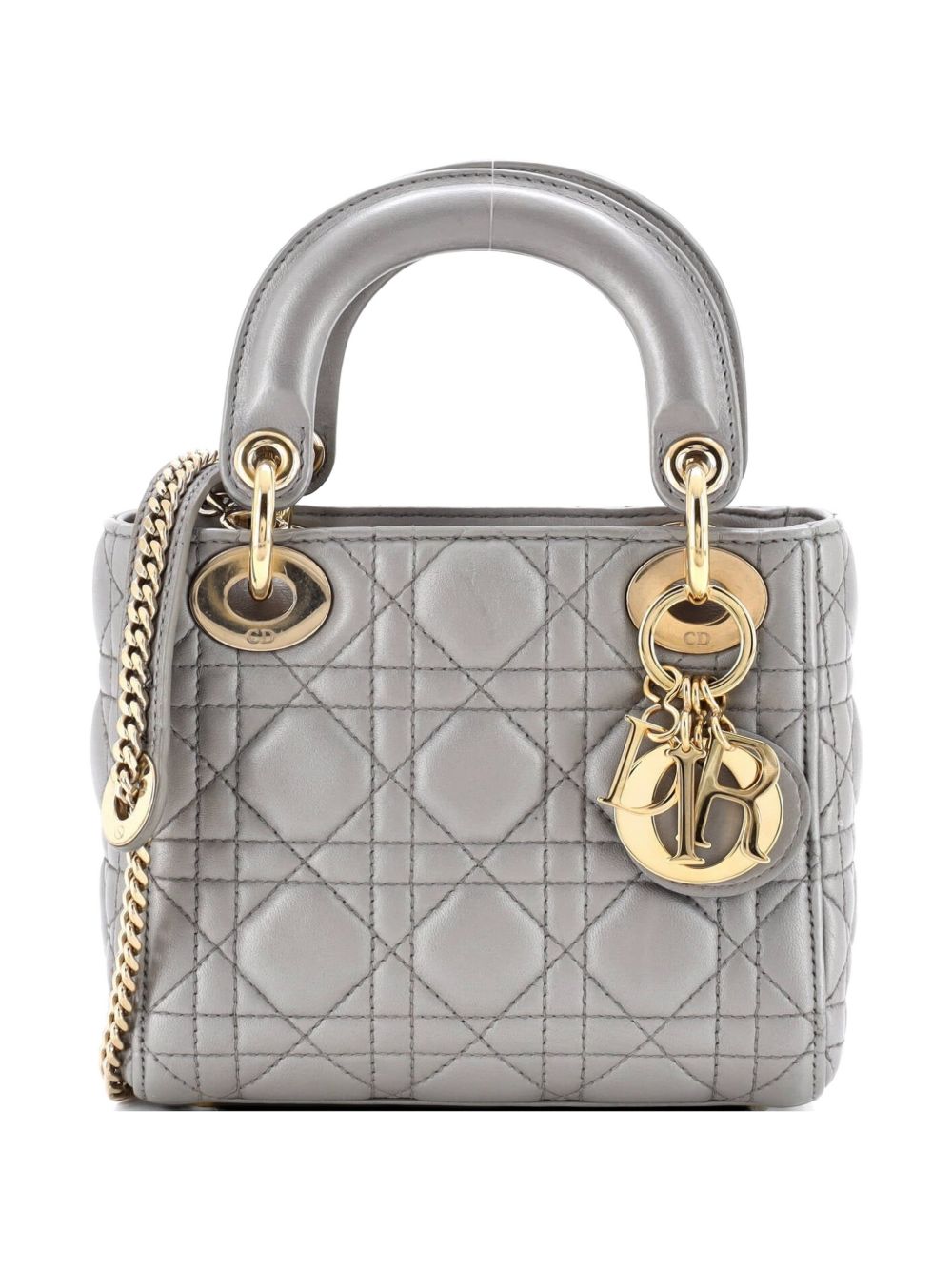 Lady Dior Chain Bag Cannage Quilt Lambskin Mini satchel
