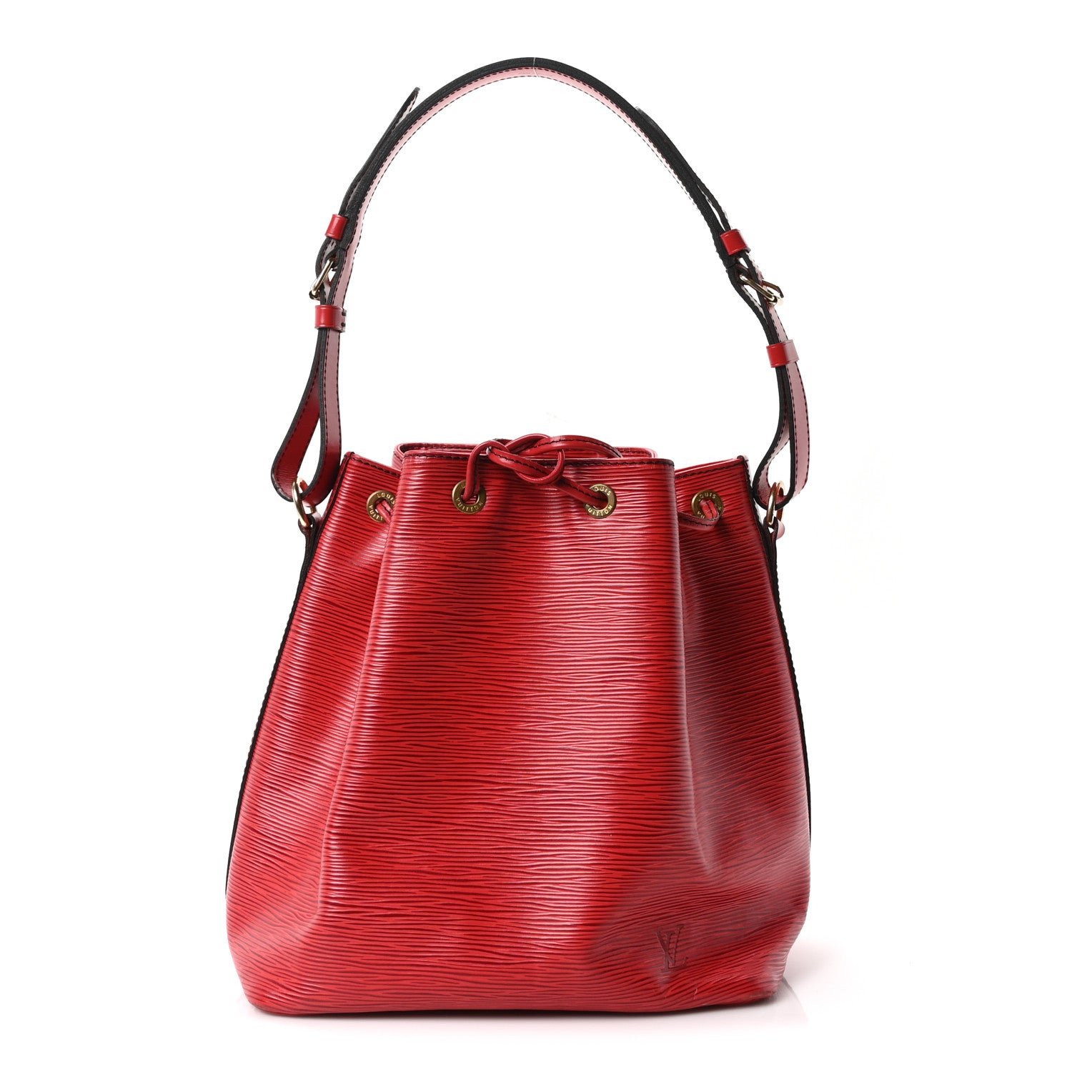 Louis Vuitton Epi Petit Noe Castillan Red