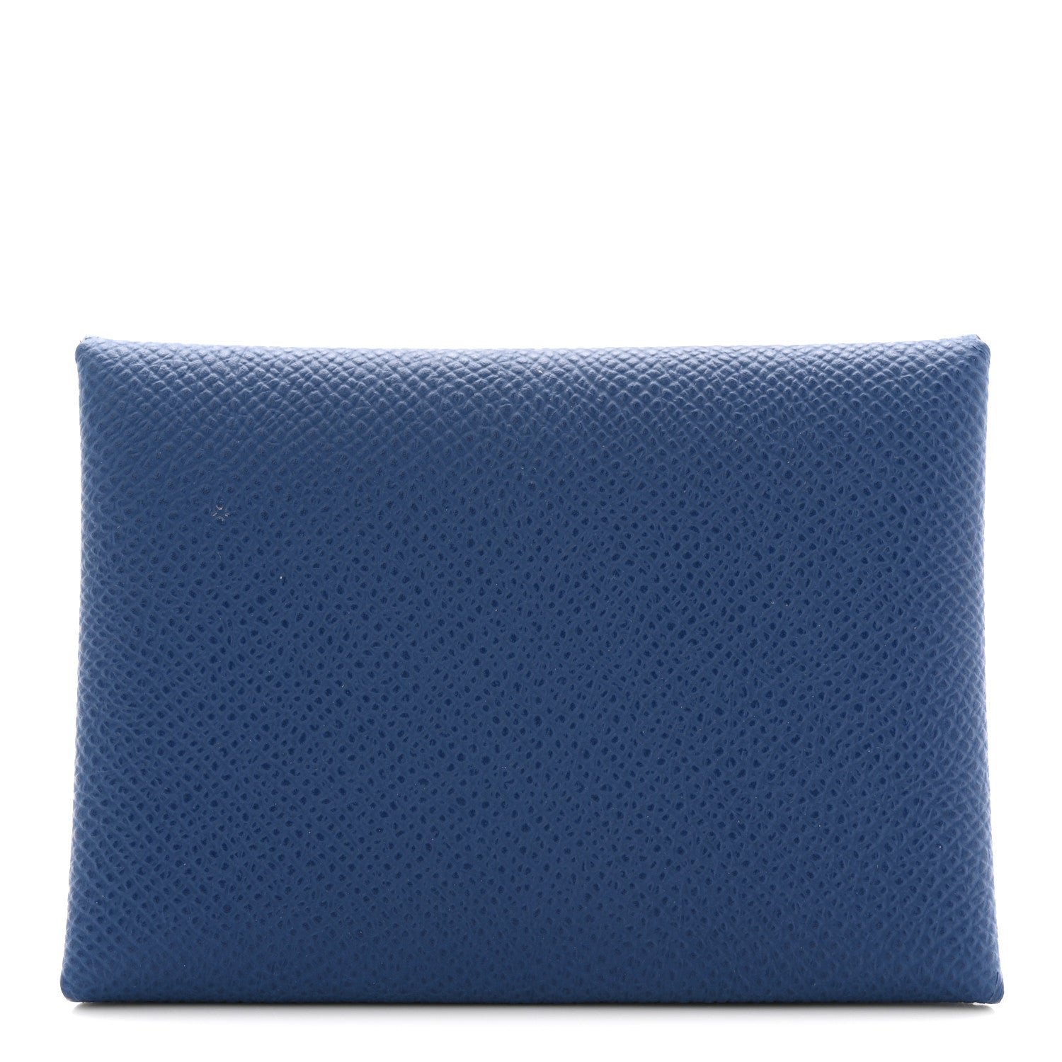 Hermes Epsom Verso Calvi Duo Card Case Bleu Tie Jaune Milton