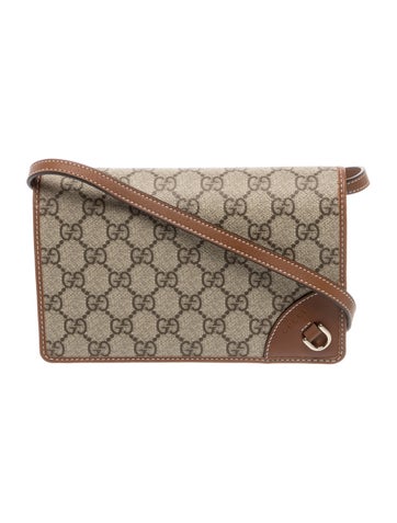 GG Supreme Emblem Chain Wallet