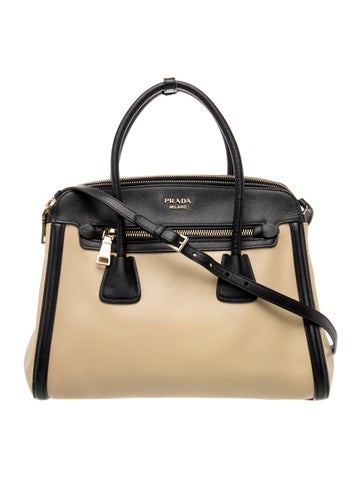 Saffiano Leather Top Handle Bag
