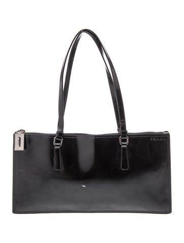 Spazzolato Leather Shoulder Bag