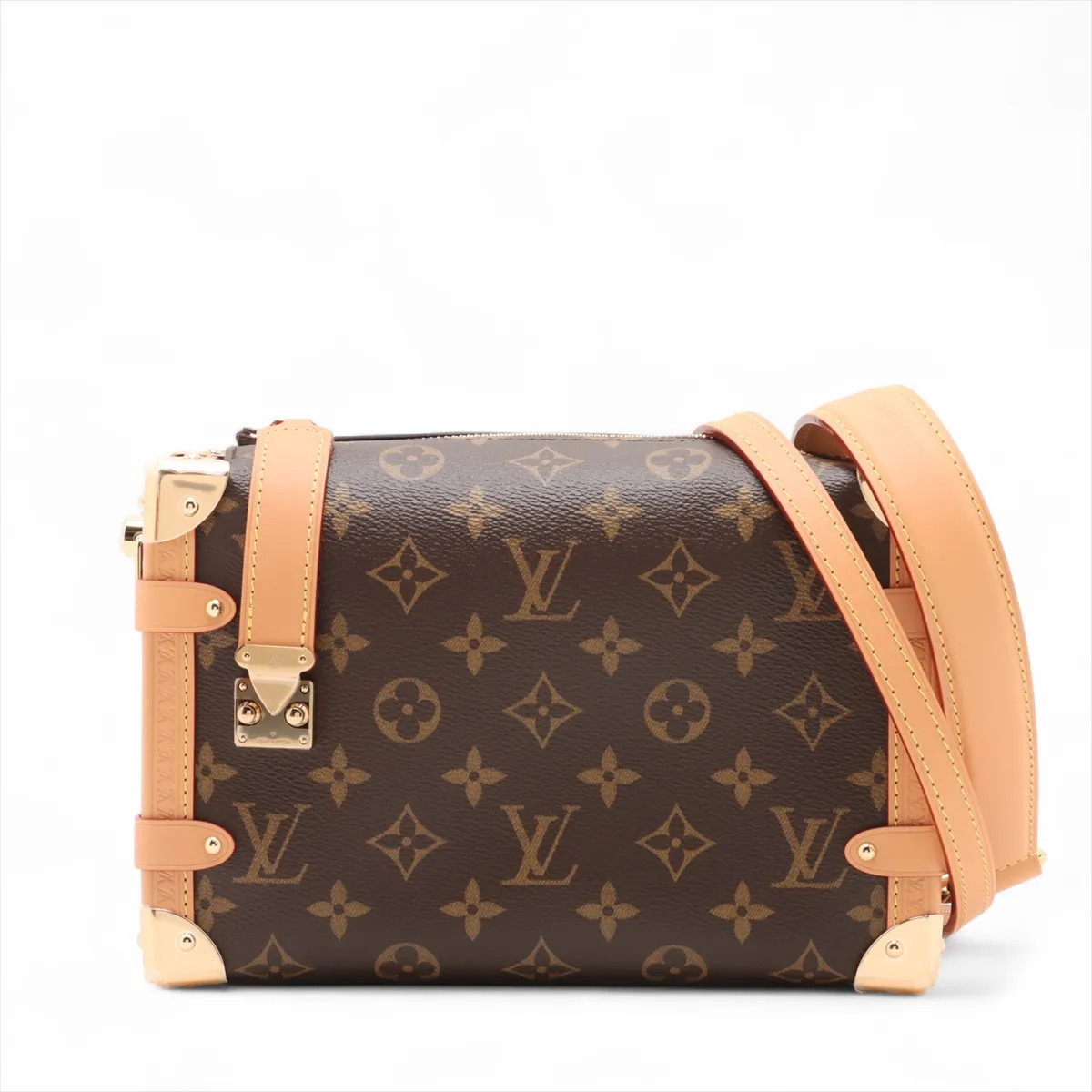 Louis Vuitton Monogram side trunk mm M46358 Brown There was an RFID response