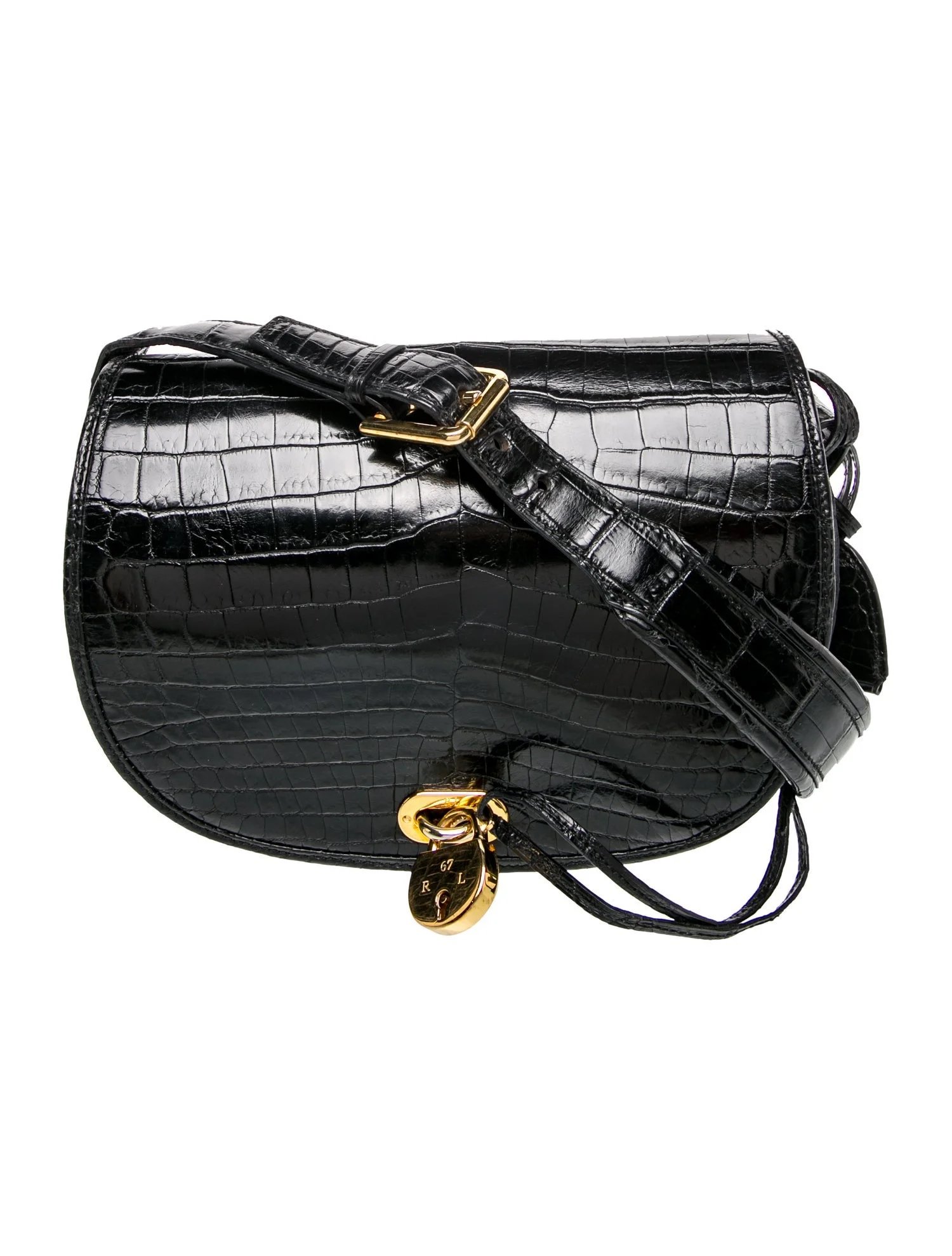 Embossed Leather Shoulder Bag