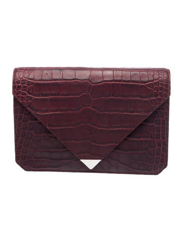 Alexander Wang Embossed Leather Clutch