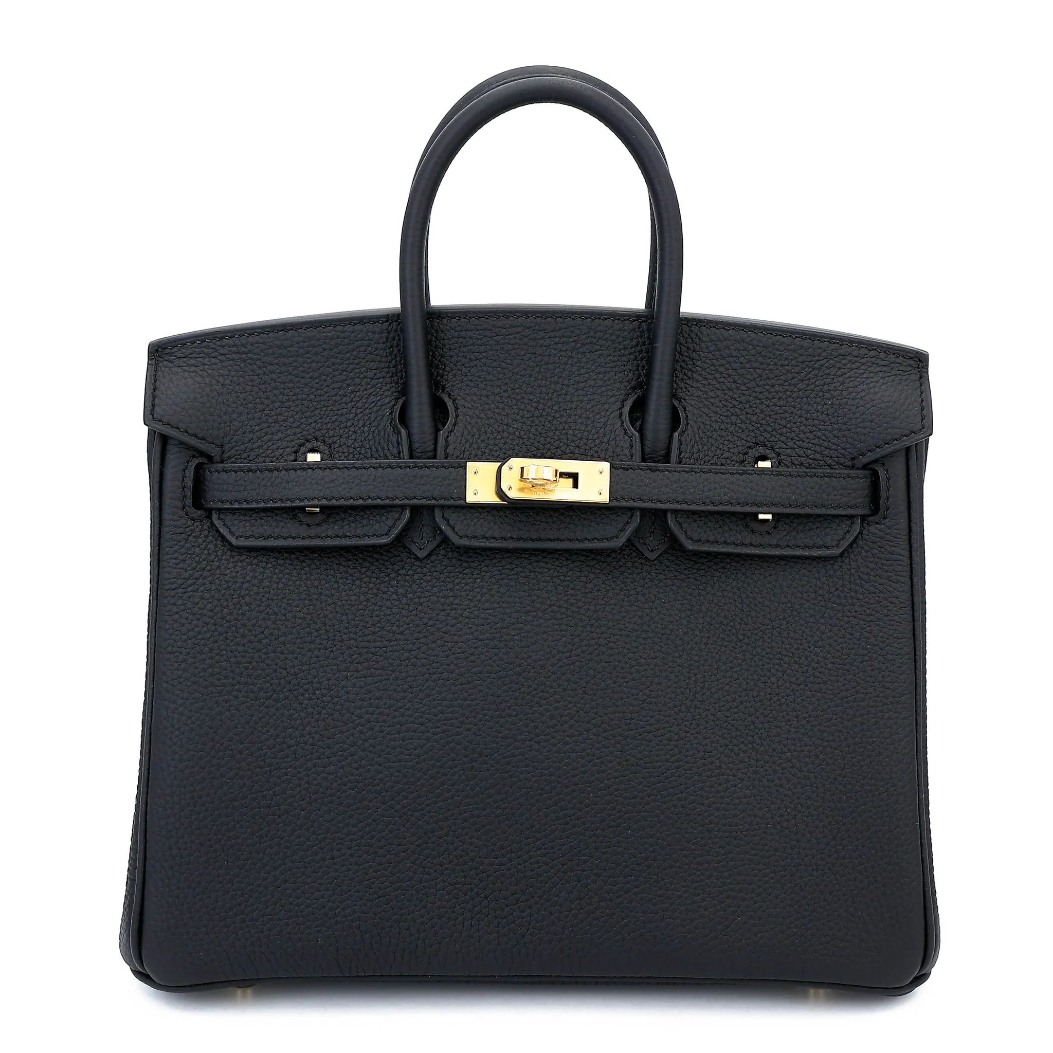 Brand New ( Rank N ) HERMÈS Birkin 25 Noir (89) Togo Gold hardware G (2026)