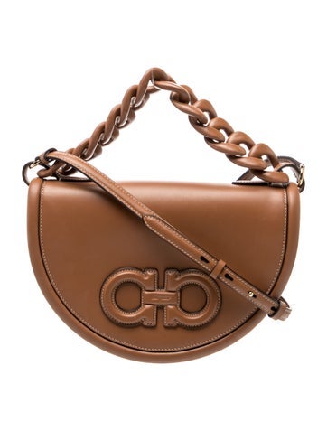 Ferragamo Leather Top Handle Bag