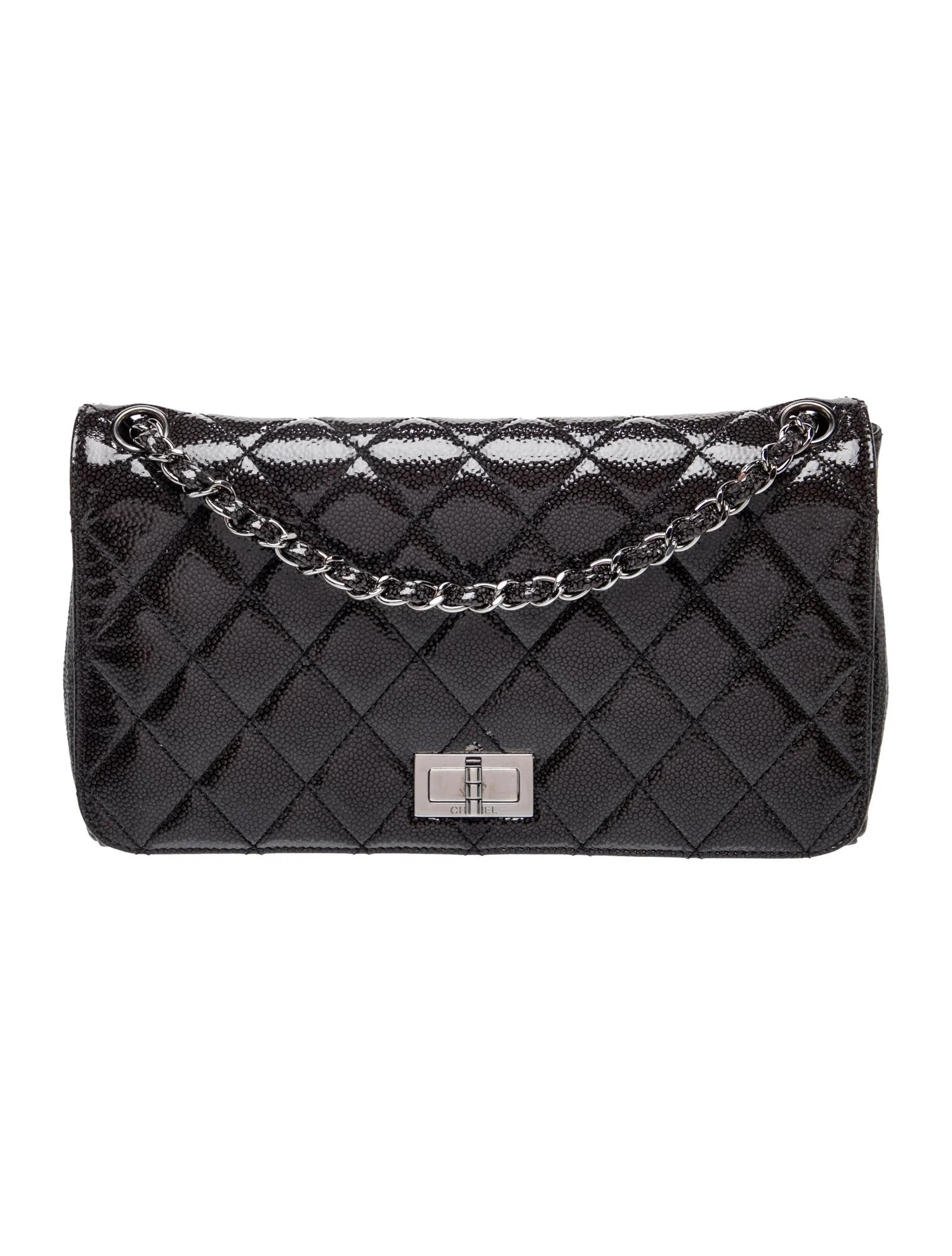 Diamond Shine Medium Flap Bag