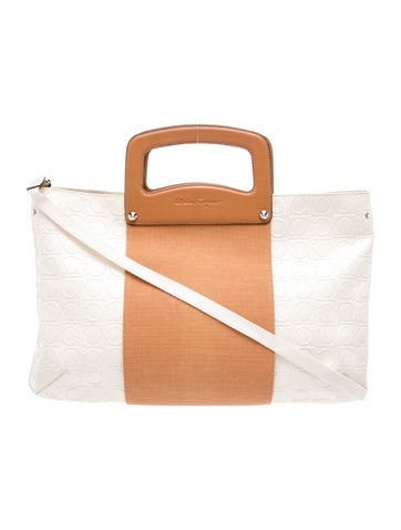 Leather Top Handle Bag