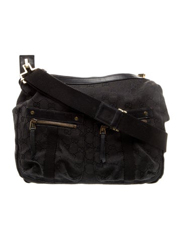 GG Canvas Shoulder Bag Vintage