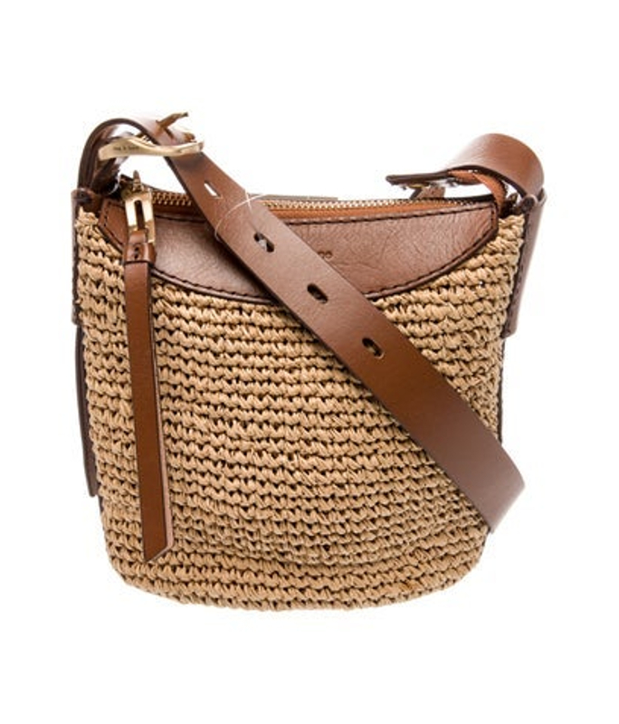 Rag & Bone Bone Straw Messenger Bag