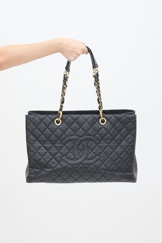 2012 Black Caviar Grand Shopping Tote Bag