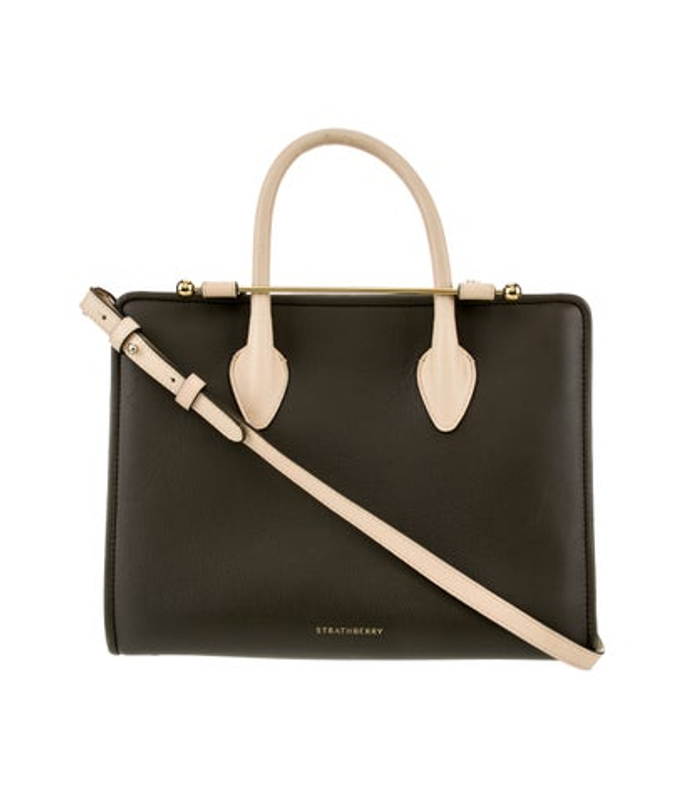 Strathberry Leather Top Handle Bag
