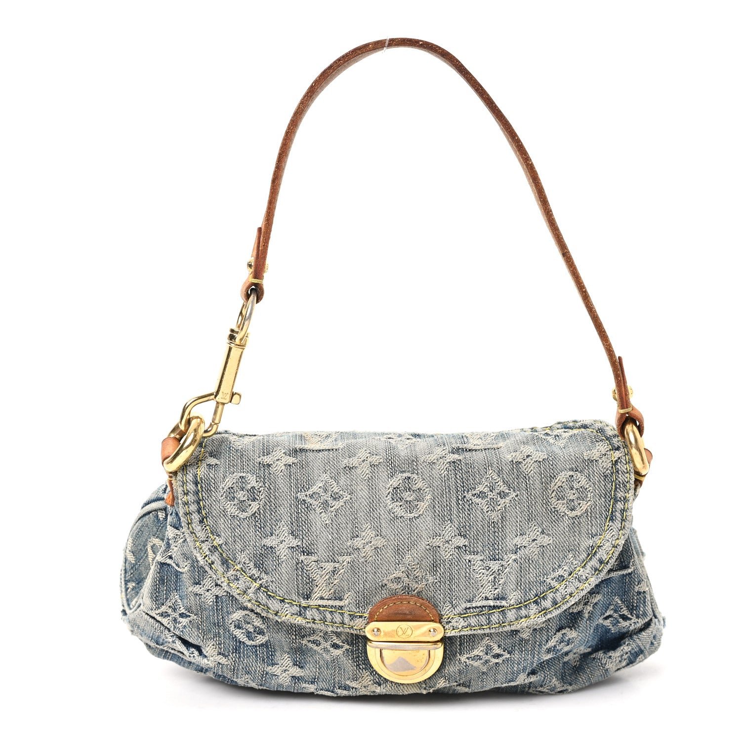 Louis Vuitton Louis Vuitton Monogram Denim Mini Pleaty Blue
