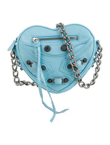 Balenciaga Leather Le Cagole Heart Mini 2023