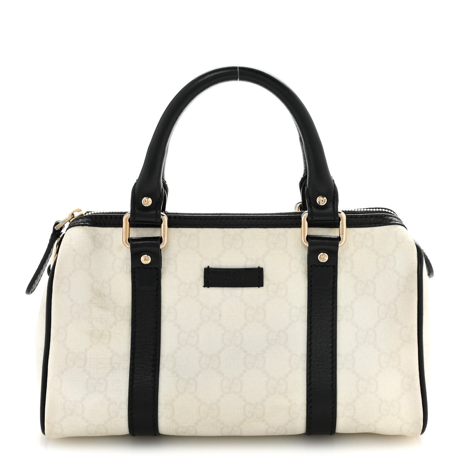 Gucci GG Plus Monogram Small Joy Boston White Black