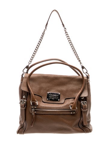 Leather Top Handle Bag