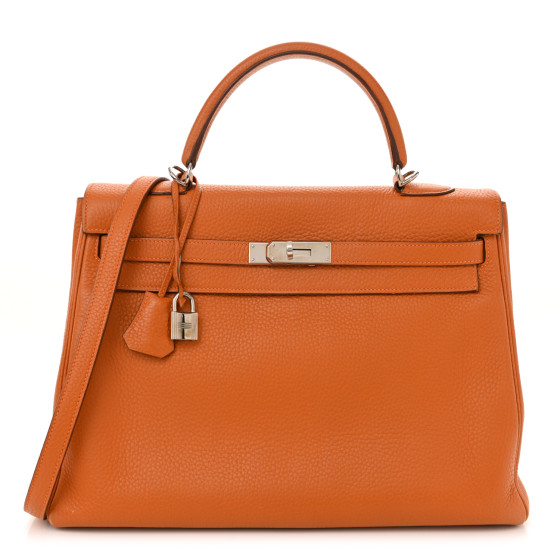 Hermes Taurillon Clemence Kelly Retourne 35 Potiron